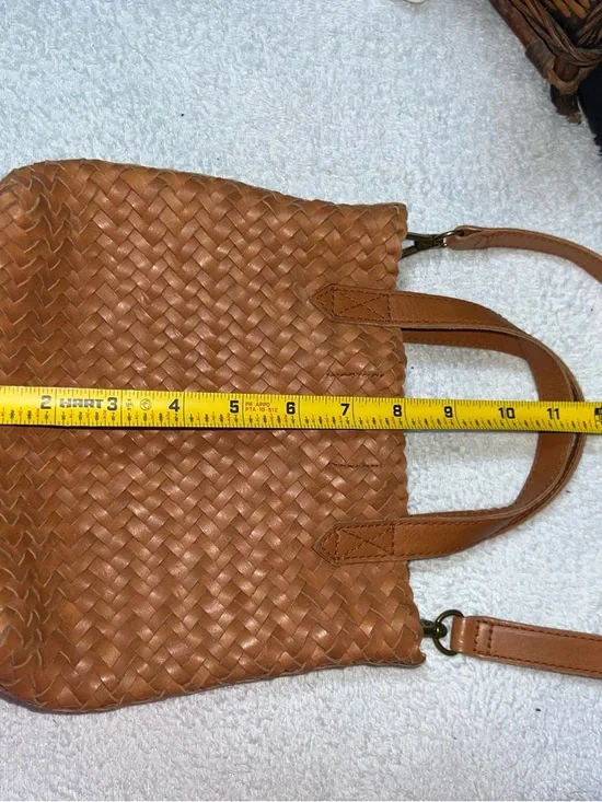 Madewell The Small Transport Crossbody: Woven Leather Edition Purse Bag Tote - Picture 12 of 12